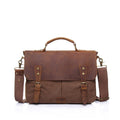 DapperG Army Canvas Leather Backpak