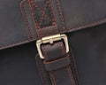 DapperG Buck Strap Leather Shoulder Bag