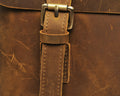 DapperG DrawString Leather Shoulder Bag