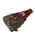 DapperG Magnetic Camo Leather Backpak